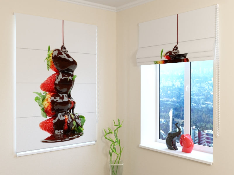 Tende a Pacchetto Fragole al Cioccolato acquistare Tende a Pacchetto Fragole al Cioccolato — Foto