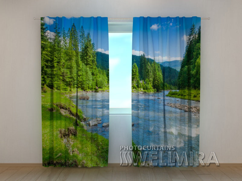 Foto Tende Fiume e Montagne acquistare Foto Tende Fiume e Montagne — Foto