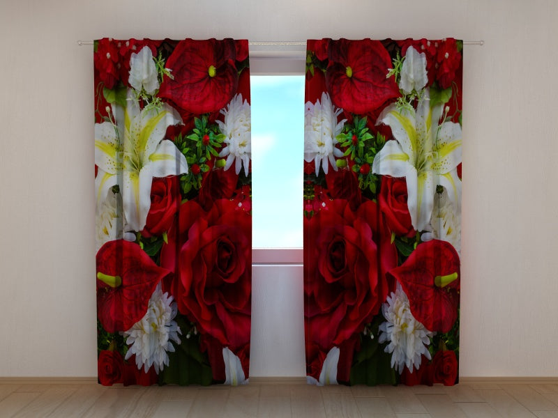 Foto Tende Rose e Gigli acquistare Foto Tende Rose e Gigli — Foto