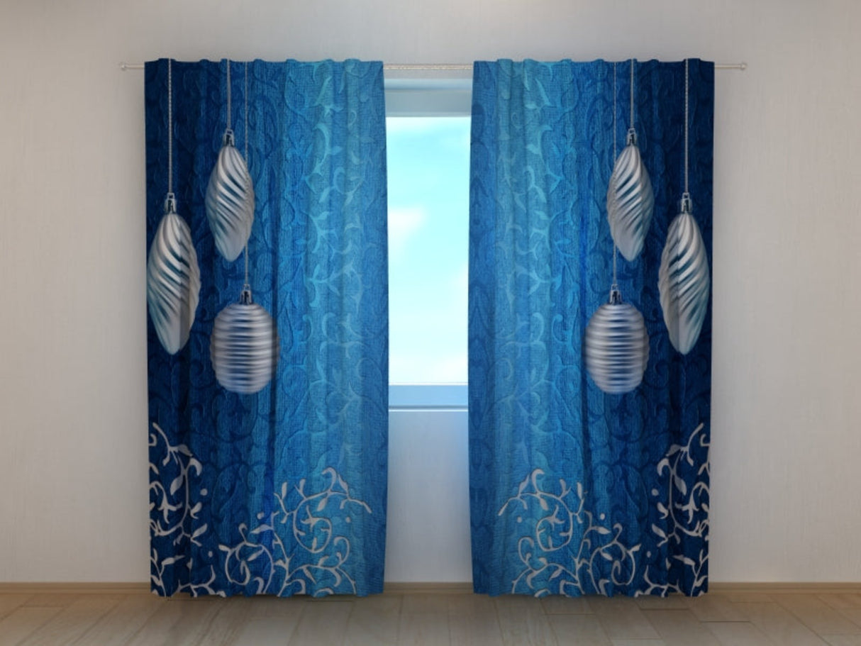 Foto Tende Decorazione Natalizia in Argento acquistare Foto Tende Decorazione Natalizia in Argento — Foto