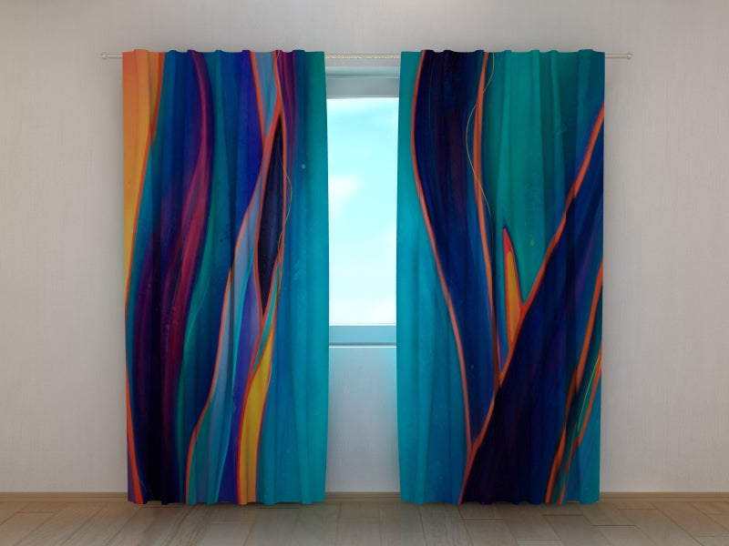 Foto Tende Spettacolare Illustrazione Blu acquistare Foto Tende Spettacolare Illustrazione Blu — Foto