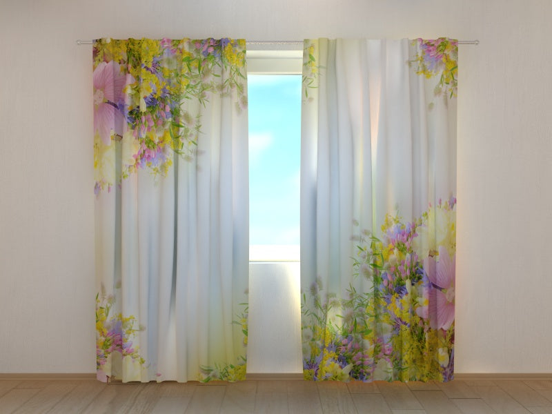 Foto Tende Fiori di Campo Estivo acquistare Foto Tende Fiori di Campo Estivo — Foto