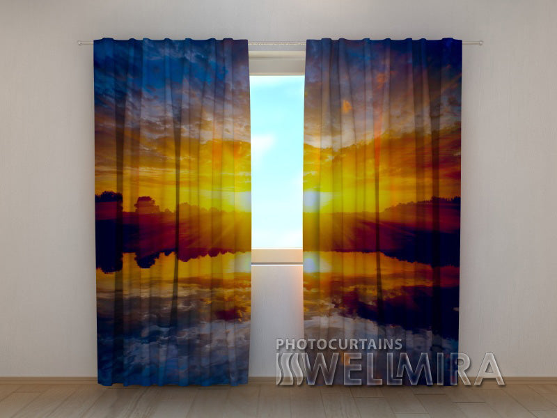 Foto Tende Tramonto sul Lago acquistare Foto Tende Tramonto sul Lago — Foto