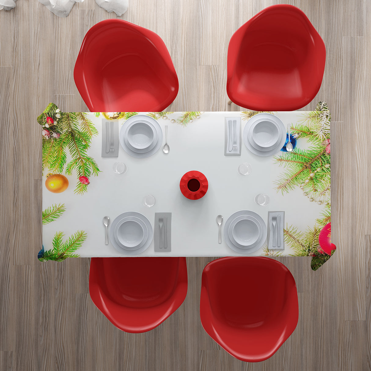 Tovaglia Natalizia Pigne acquistare Tovaglia Natalizia Pigne — Foto