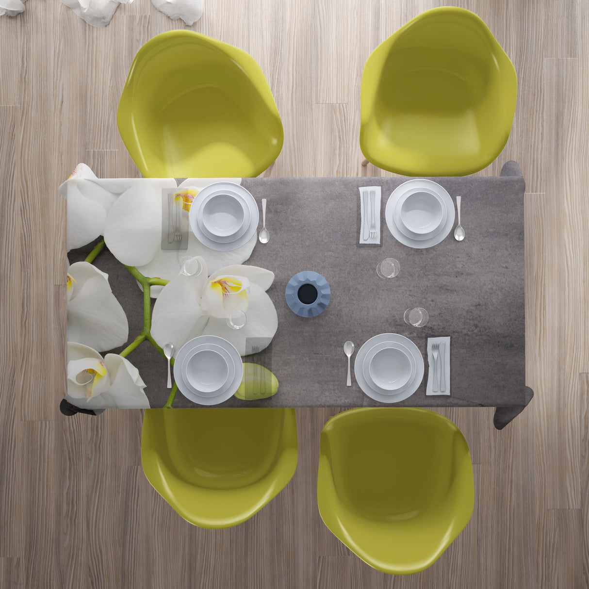 Tovaglia Grigio e Bianco acquistare Tovaglia Grigio e Bianco — Foto