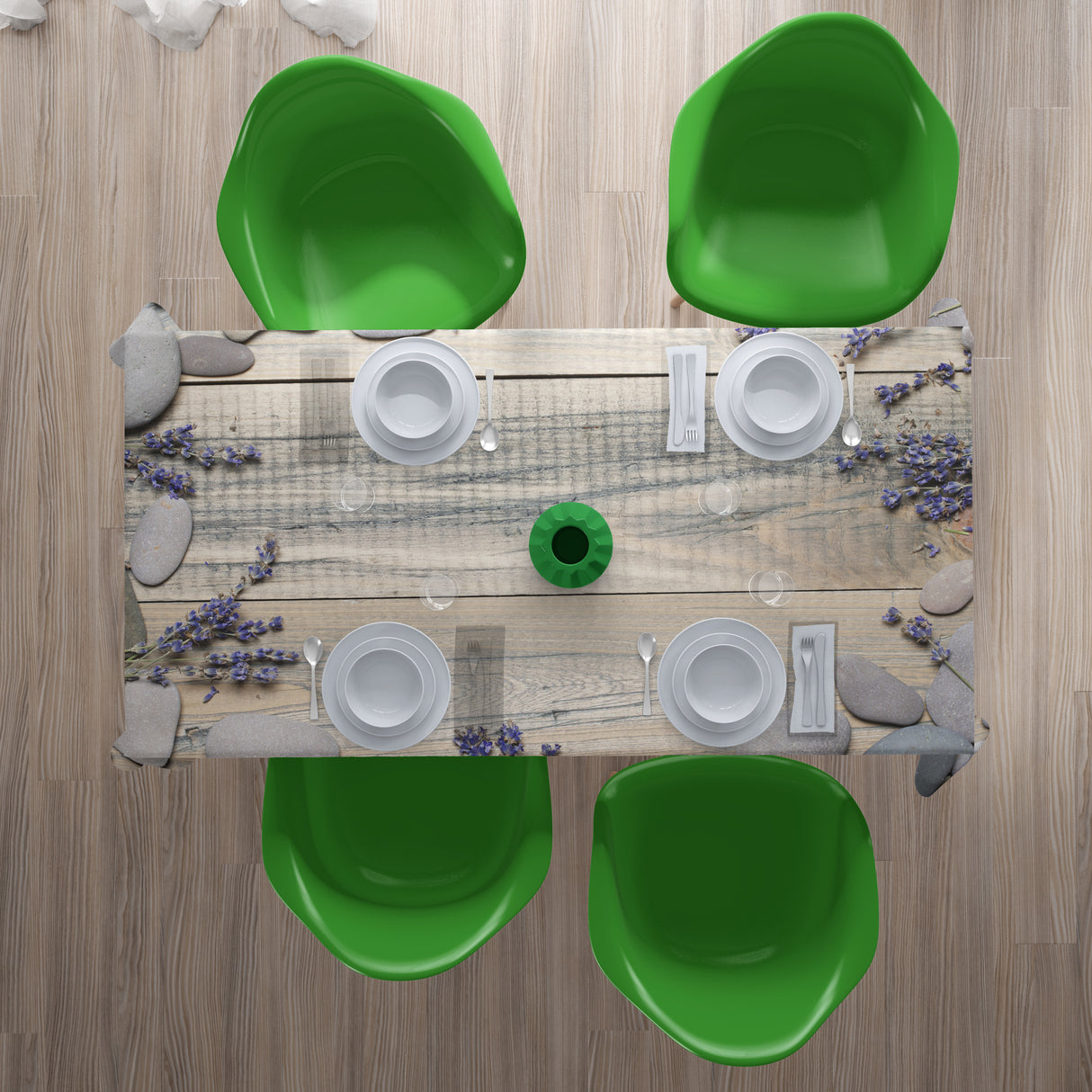 Tovaglia Lavanda su Legno Vintage acquistare Tovaglia Lavanda su Legno Vintage — Foto