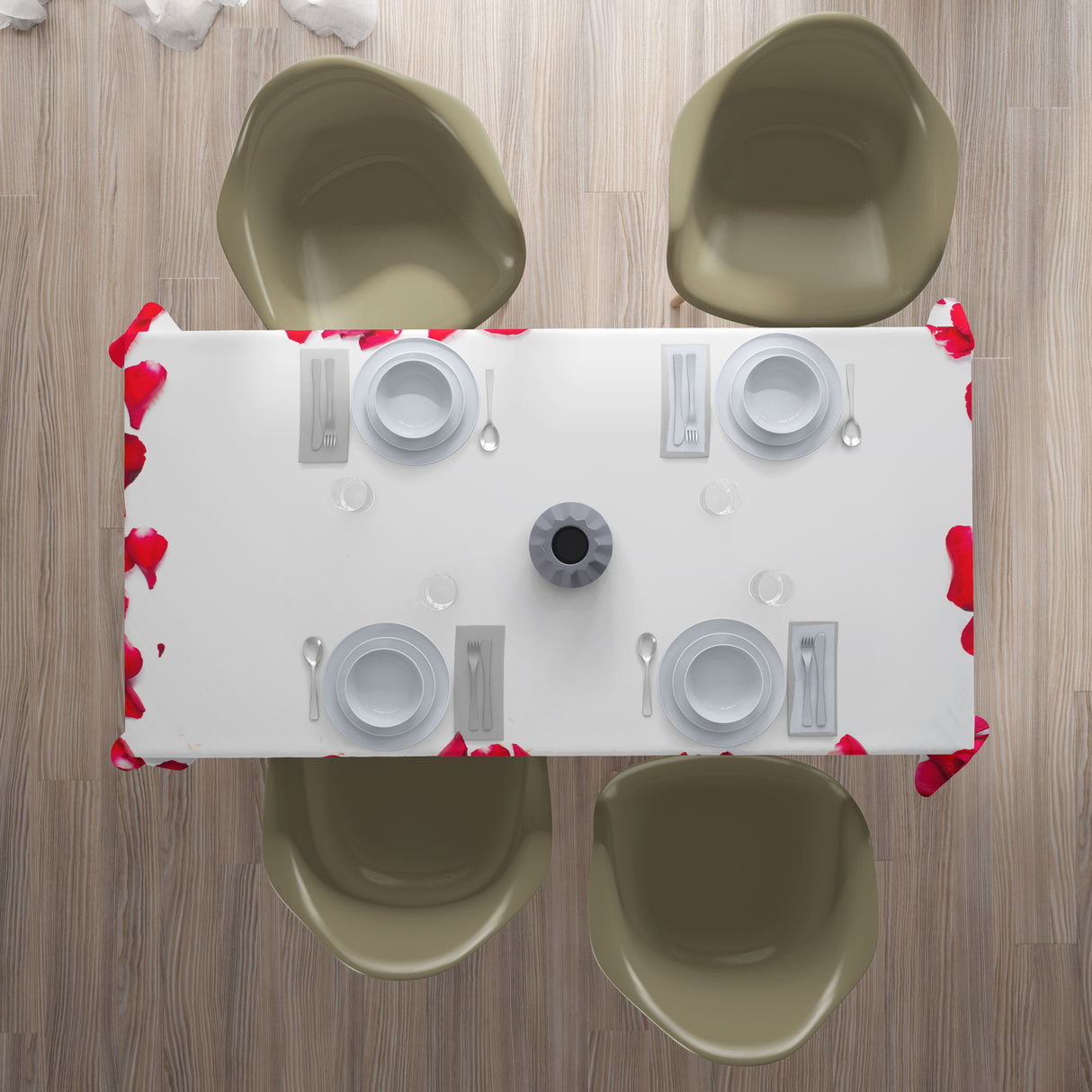 Tovaglia Petali Di Rose Rosse acquistare Tovaglia Petali Di Rose Rosse — Foto