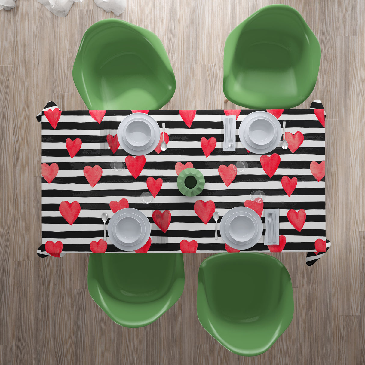 Tovaglia Cuori dell'Acquerello acquistare Tovaglia Cuori dell'Acquerello — Foto