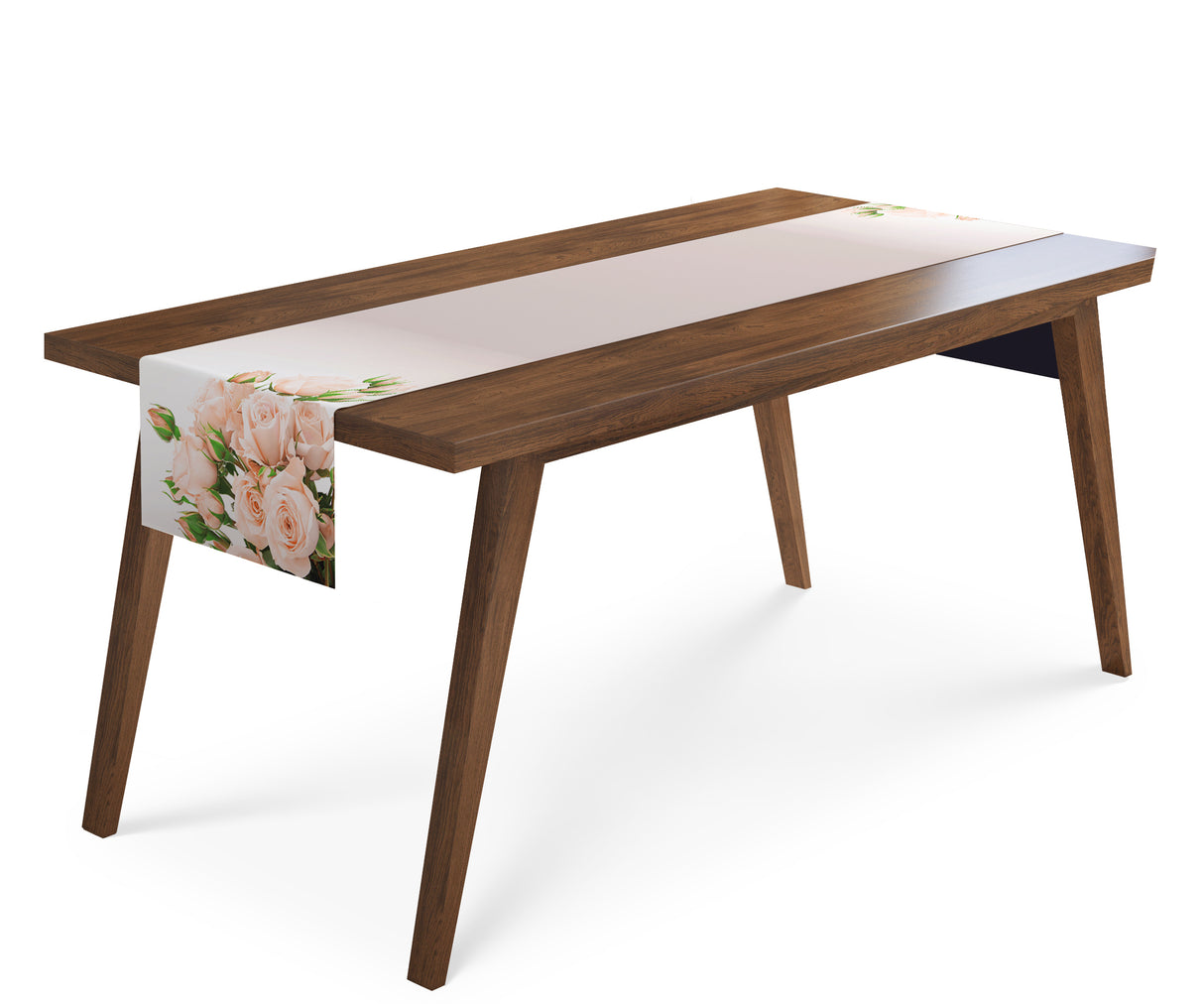 Tappeto Runner da Tavola Rose Color Crema acquistare Tappeto Runner da Tavola Rose Color Crema — Foto