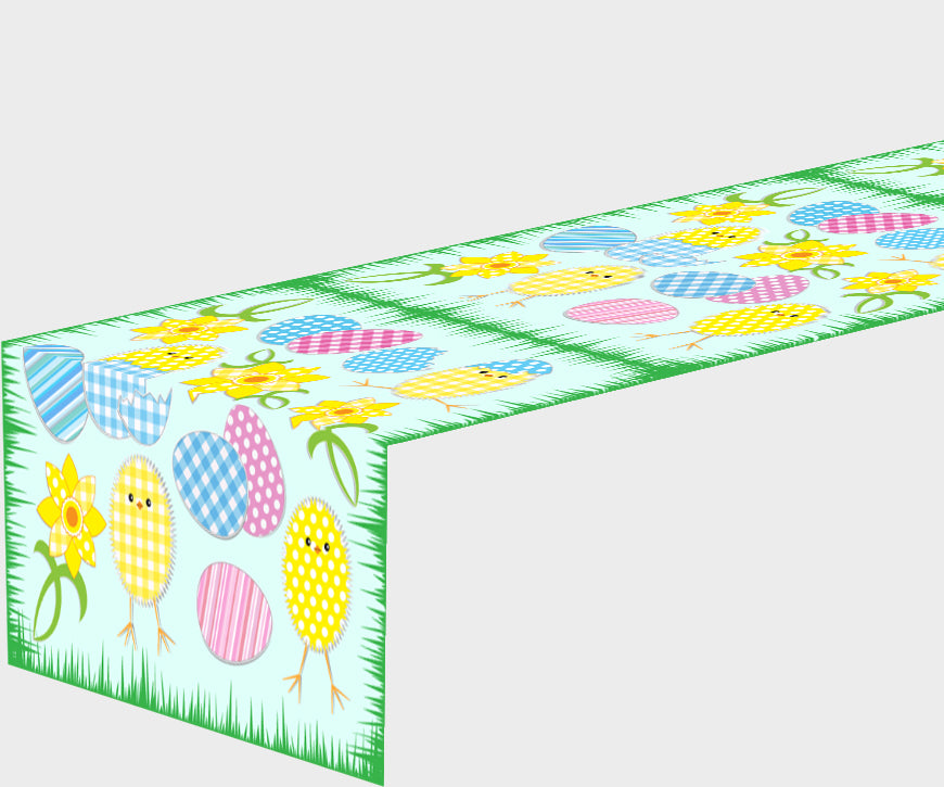Tappeto Runner da Tavola Uova di Pasqua acquistare Tappeto Runner da Tavola Uova di Pasqua — Foto