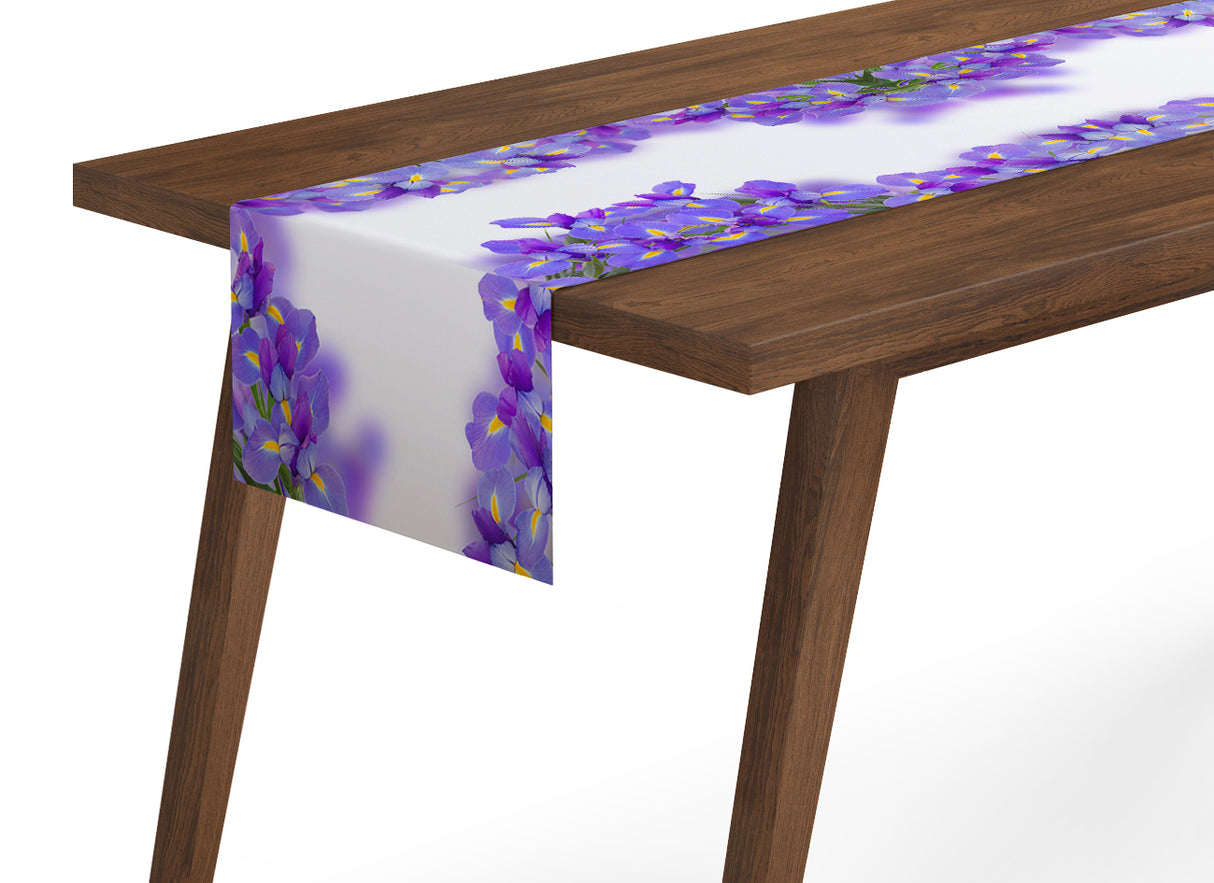Tappeto Runner da Tavola Iris Primaverili acquistare Tappeto Runner da Tavola Iris Primaverili — Foto
