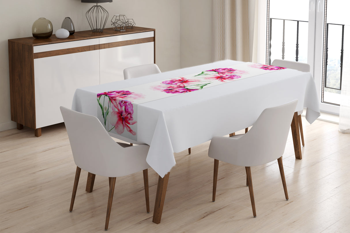 Tappeto Runner da Tavola Peonie dell'Acquerello acquistare Tappeto Runner da Tavola Peonie dell'Acquerello — Foto