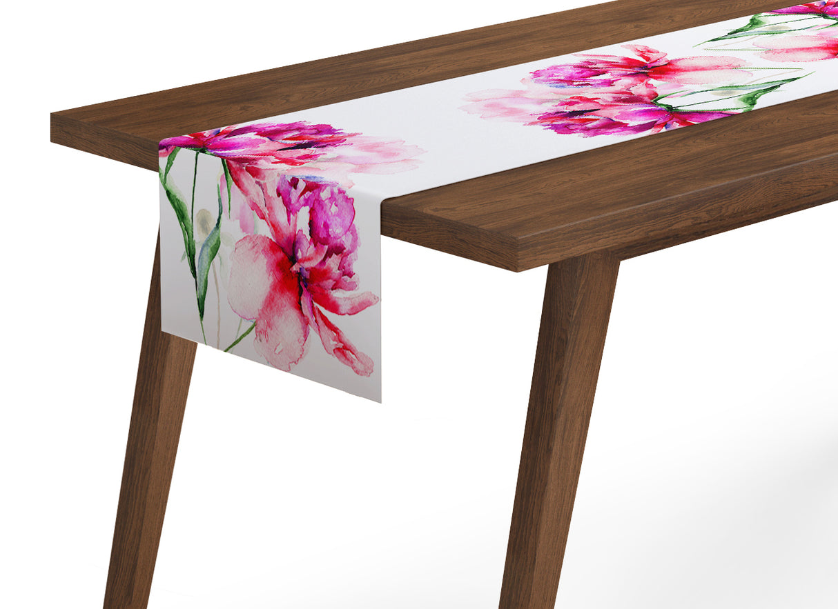 Tappeto Runner da Tavola Peonie dell'Acquerello acquistare Tappeto Runner da Tavola Peonie dell'Acquerello — Foto