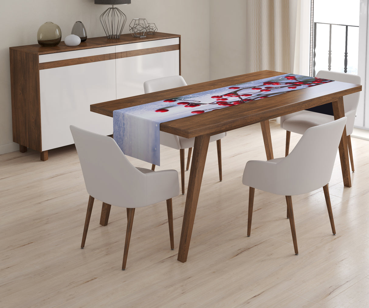 Tappeto Runner da Tavola Decorazione Natalizia acquistare Tappeto Runner da Tavola Decorazione Natalizia — Foto