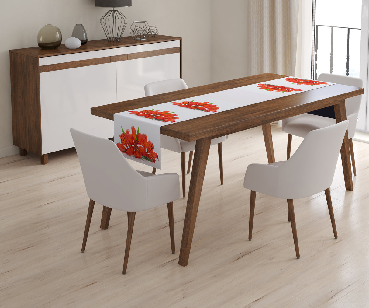 Tappeto Runner da Tavola Gigli Impetuosi acquistare Tappeto Runner da Tavola Gigli Impetuosi — Foto