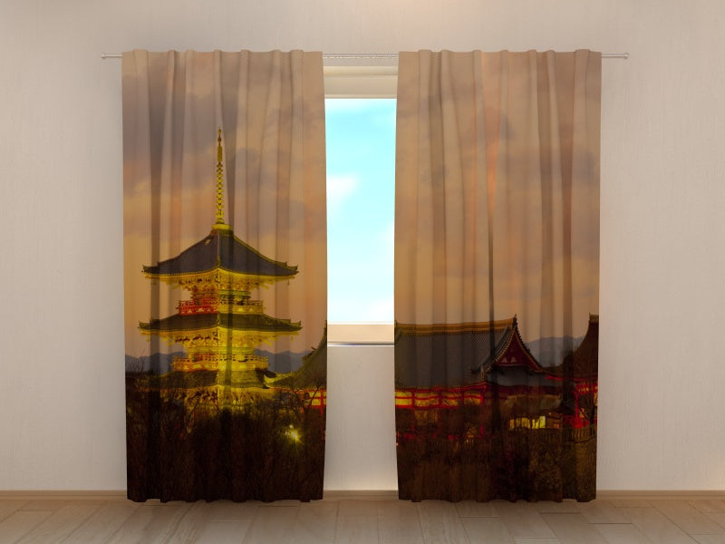 Foto Tende Tempio con il Tramonto acquistare Foto Tende Tempio con il Tramonto — Foto