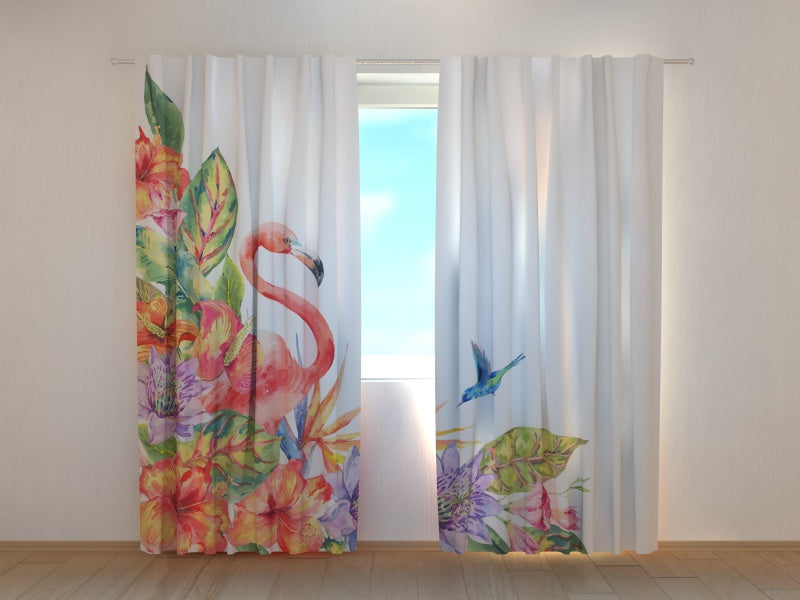 Foto Tende Fenicottero Tropicale acquistare Foto Tende Fenicottero Tropicale — Foto