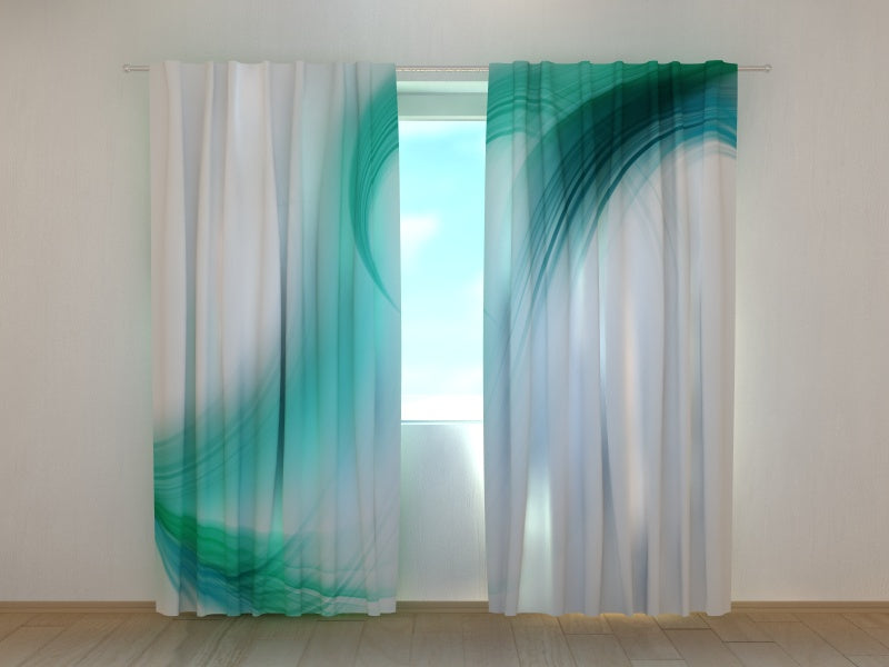 Foto Tende Astrazione Turchese acquistare Foto Tende Astrazione Turchese — Foto