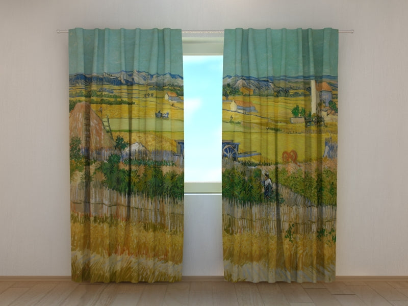 Tenda Stampata Il Raccolto Vincent Van Gogh acquistare Tenda Stampata Il Raccolto Vincent Van Gogh — Foto