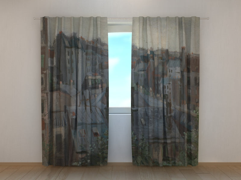 Tenda Stampata Vista sui Tetti di Parigi Vincent Van Gogh acquistare Tenda Stampata Vista sui Tetti di Parigi Vincent Van Gogh — Foto