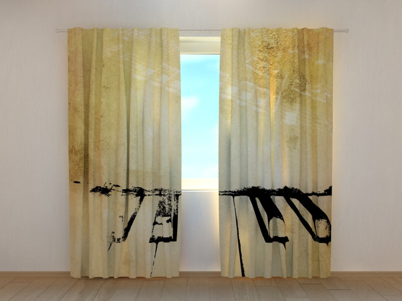 Foto Tende Pianoforte Vintage e Note Musicali acquistare Foto Tende Pianoforte Vintage e Note Musicali — Foto