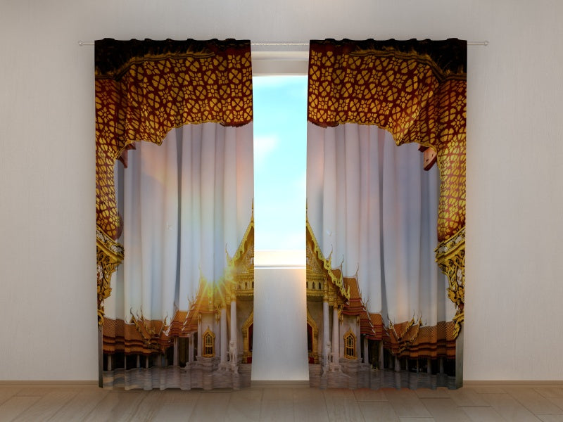 Foto Tende Wat Benchamabophit a Bangkok acquistare Foto Tende Wat Benchamabophit a Bangkok — Foto