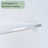Tenda a Pannello Bianca Chiffon — Foto