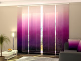 Set di 4 Tende a Pannello Ombre Viola dell'Acquerello — Foto