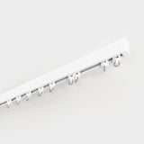 Binario per Tende, Singolo, color Bianco, a Soffitto – Misure Personalizzate, Design Moderno e Funzionale — Foto