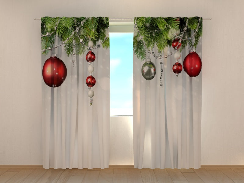 Foto Tende Decorazioni Natalizie — Foto