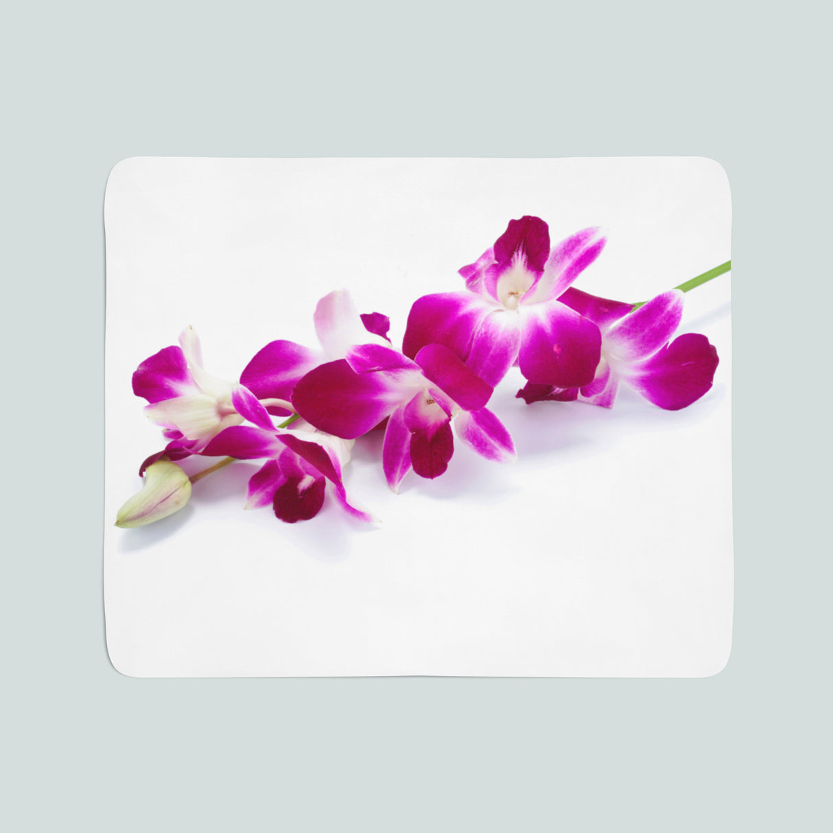 Coperta in Flanella Orchidee Viola Cremisi