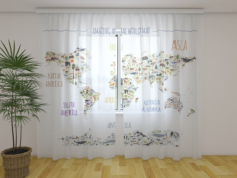 Foto Tende Mappa Meravigliosa con Bambini e Animali