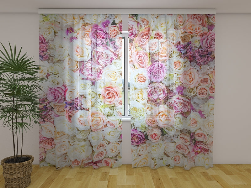 Foto Tende Incredibile Muro di Fiori