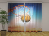 Foto Tende Pallone da Basket in Rete — Foto