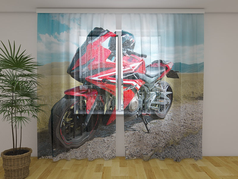 Foto Tende Moto Honda Rossa