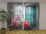 Foto Tende Scooter Rosso — Foto