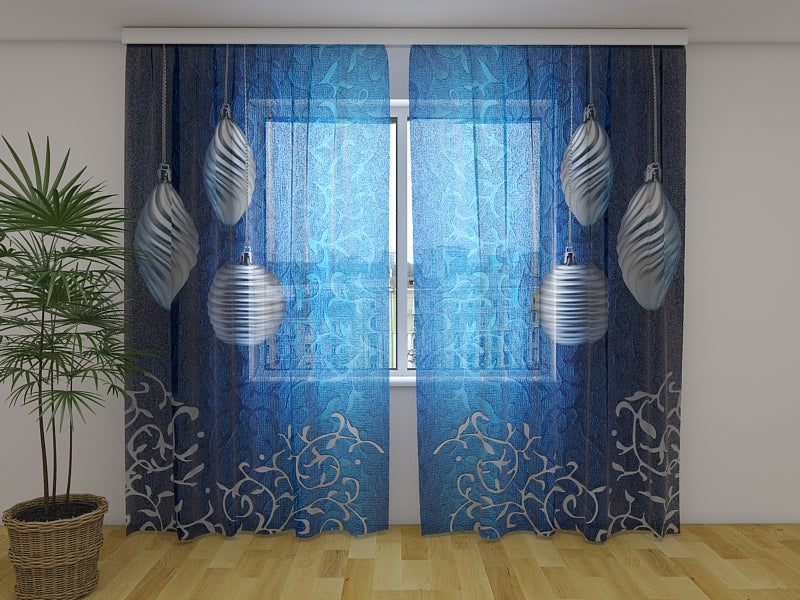 Foto Tende Decorazione Natalizia in Argento