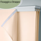 Tenda a Pannello Colore Beige Chiaro Screen — Foto