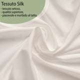 Tenda a Pannello Bianca Silk — Foto