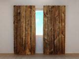 Foto Tende Vecchie Tavole di Legno — Foto