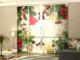Set di 4 Tende a Pannello Natale Assortito — Foto