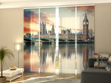 Set di 4 Tende a Pannello Londra Big Ben e Houses of Parliament — Foto