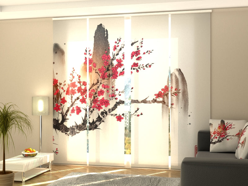 Tende Finestra con Occhielli 4 Cm Decorazione a Pannello soggiorno Mod –  Ilgruppone
