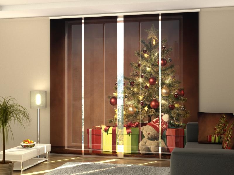 Set di 4 Tende a Pannello Sorpresa di Natale 2 — Foto