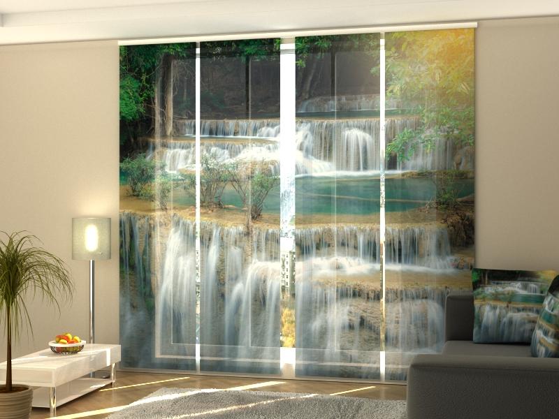 Set di 4 Tende a Pannello Cascata a Kanchaburi 2 — Foto