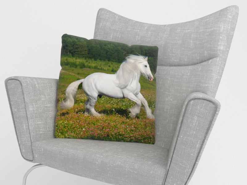 Federe per Cuscini Cavallo Bianco — Foto