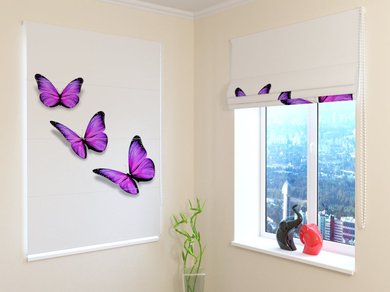 Tende a Pacchetto Farfalle Viola — Foto