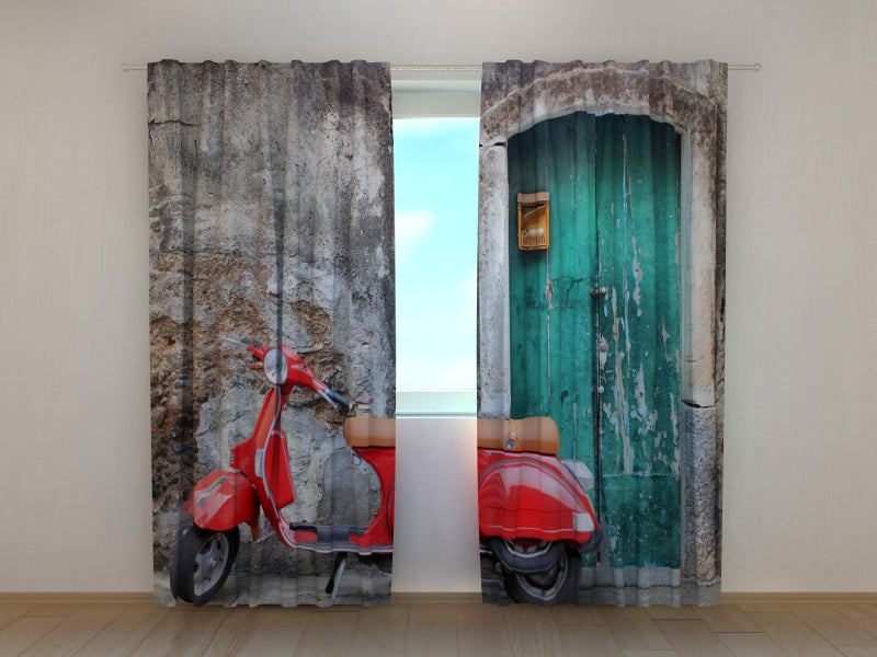 Foto Tende Scooter Rosso — Foto