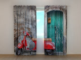 Foto Tende Scooter Rosso — Foto