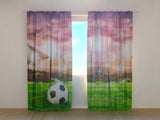 Foto Tende Pallone da Calcio sullo Stadio — Foto